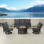 Suann Outdoor 5 - Piece Conversation Set-458359435
