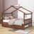 House Bed With Blackboard And Drawers, Classic Style, Creative Storage-552634193-552634194