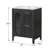 24" Single Bathroom Vanity with Sink,Black-860329941
