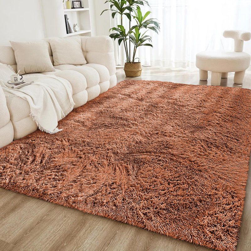 Machine Tufted Shag Area Rug, Rectangle 80 x 150cm