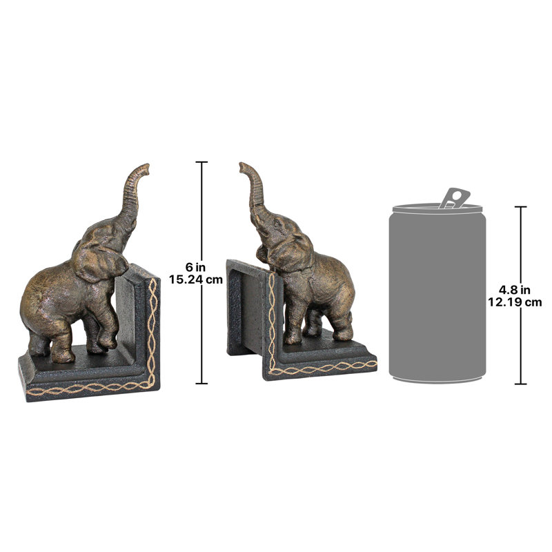 Ensemble de serre-livres Triomphant Elephants