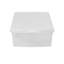 Wham Clip Rectangular Plastic Storage Boxes with Secure Clip Lock Lid Clear/Clear/Clear