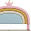 Lit tapissier princesse arc-en-ciel avec tiroir de rangement-1905050759