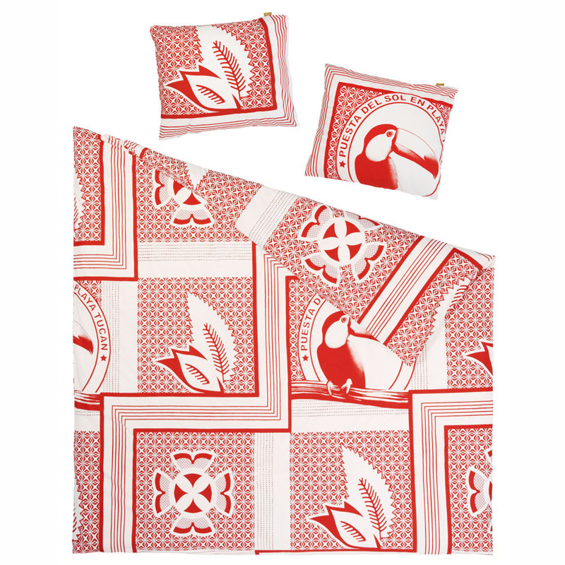 Coomes Abstract Duvet Cover Set with Pillowcases, Double - 2 Standard Pillowcases