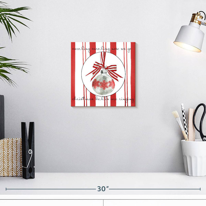 Candy Cane Christmas II, H 10 po x l 10 po