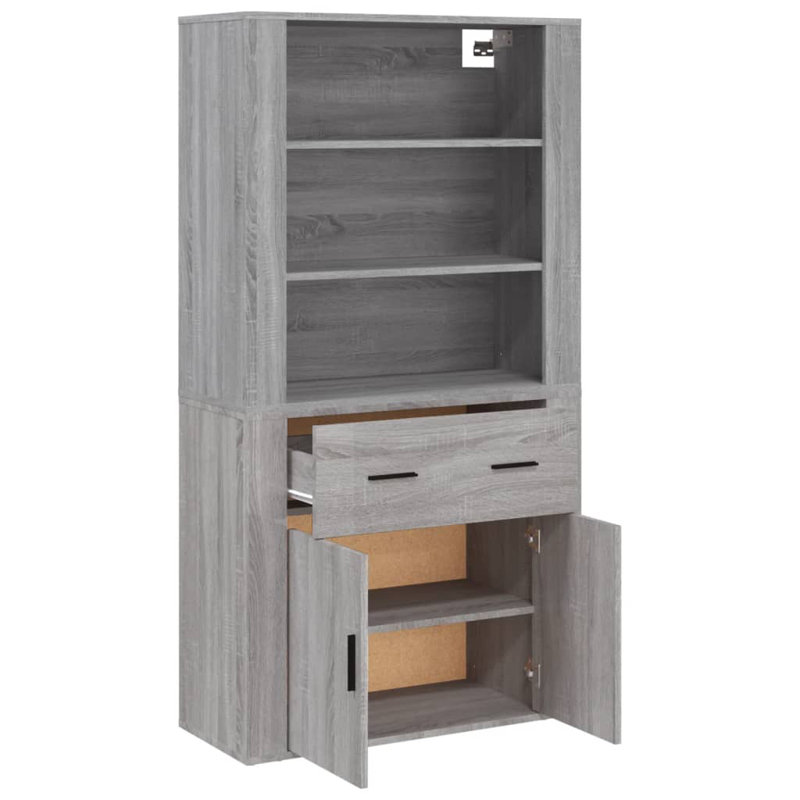 Lashema 33cm Sideboard, Grey Sonoma