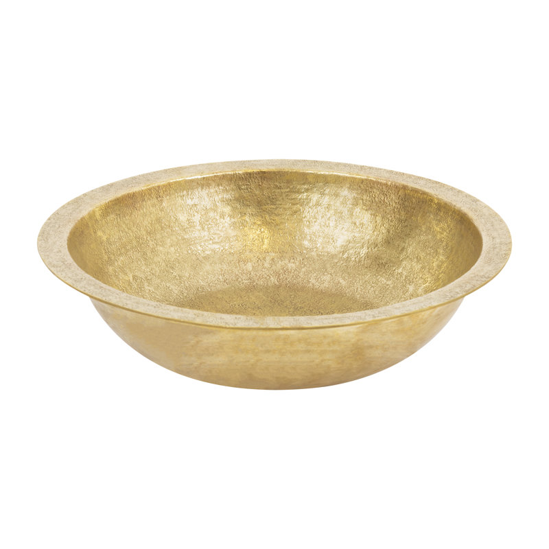 Terra Firma 16'' Polished Brass Round Bathroom Sink