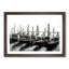 Docked Gondolas in Venice Italy in Abstract - Picture Frame Painting Print-55734071-55734070