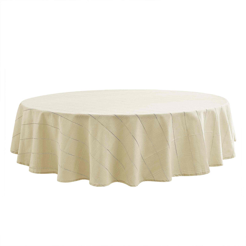 Izod Chadwick Linen 70" Round Tablecloth, Gold