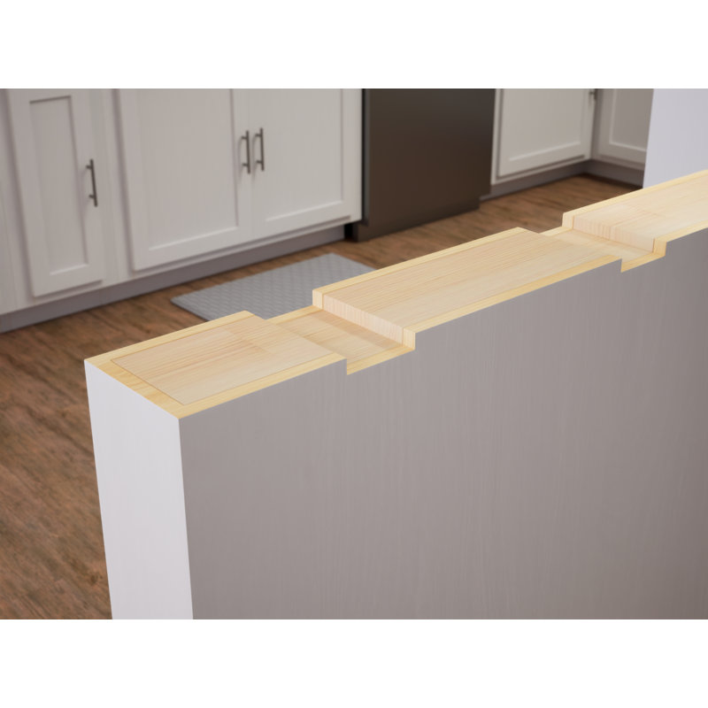 10in. x 2.5in. x 0.50in. – The Original Flat Wall Countertop Support Bracket – Aluminum, 0.5" H x 10" W x 2.5" D