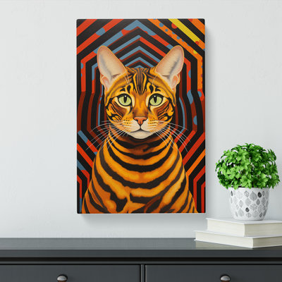 Bengal Cat Op - No Frame Print
