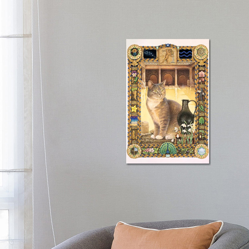 Aquarius - Sappho by Ivory Cats - Wrapped Canvas Print, 66.04 cm H x 45.72 cm W x 3.175 cm D