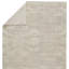 Tapis abstrait gris / ivoire tissé à la main-1390435418