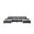 Convertible U-Shaped Combination Sofa-1716319444