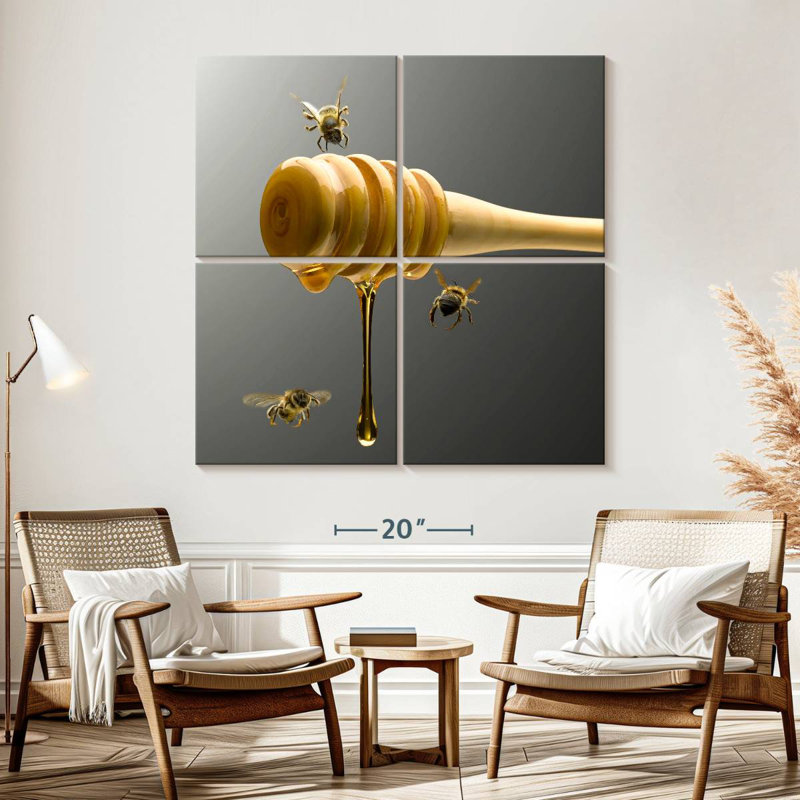 Moule à miel et abeilles Brampt, H 57 po x l 57 po
