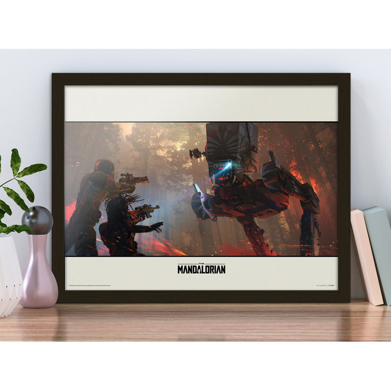 Star Wars: The Mandalorian Walker - Picture Frame Memorabilia