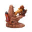 Figurine sculptée dans la pierre 9 po