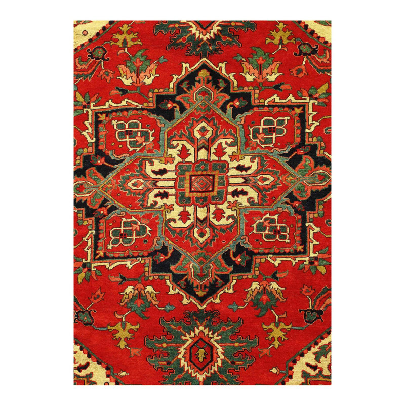Oriental Area Rug in Red