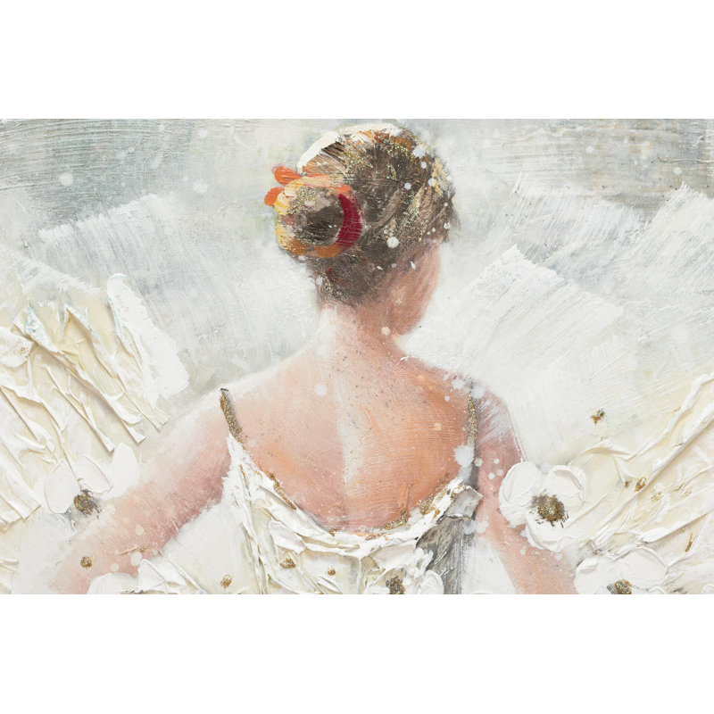 Hand -painted cloud dancer acrylic painting