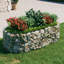 Lit de jardin surélevé en fer 7 pi x 4 pi Criston Criston