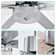 TurboBreeze 52 in. Ceiling Fan with LED Lights