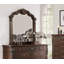 Commode de style traditionnel traditionnel avec miroir