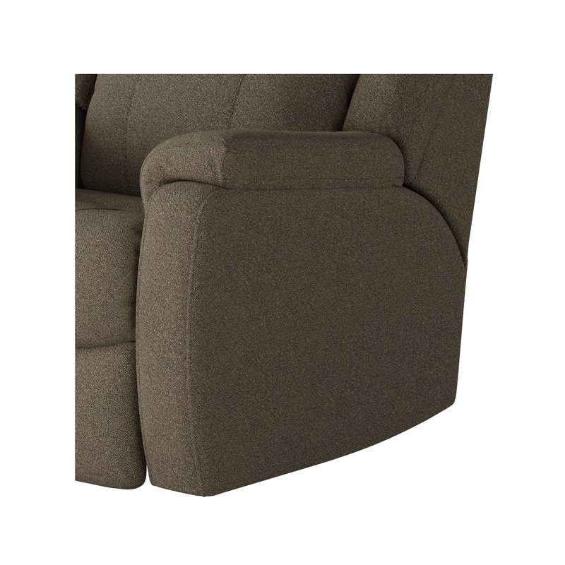 Hercules Dual Power Wall Recliner, Mid Brown Chenille