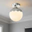 Plafonnier semi-encastré 1 lumière l 7,87 po