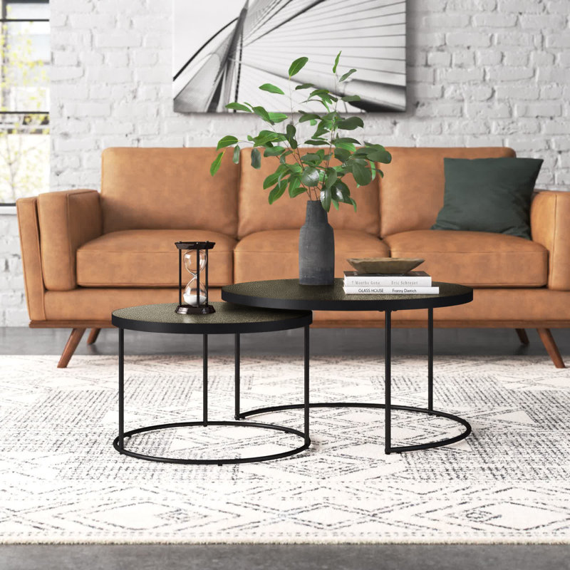 Bensky Nesting Coffee Table, Gray
