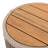 Wood Side Table With Rope For Patio And Yard - Rustic Elegance, 175lbs Support, Quick Assembly Weather Outdoor Furniture, 18.42 Inch Height, Ideal-1722971575-1722971568