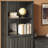 Hailiey 2-Piece Office Set, Writing Desk and Bookcase with Adjustable Shelf,Executive Desk with Drawers-1227747725