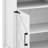 Modern 4-Door Sideboard Buffet With Adjustable Shelves And Half-Open Storage Cabinet-14669723