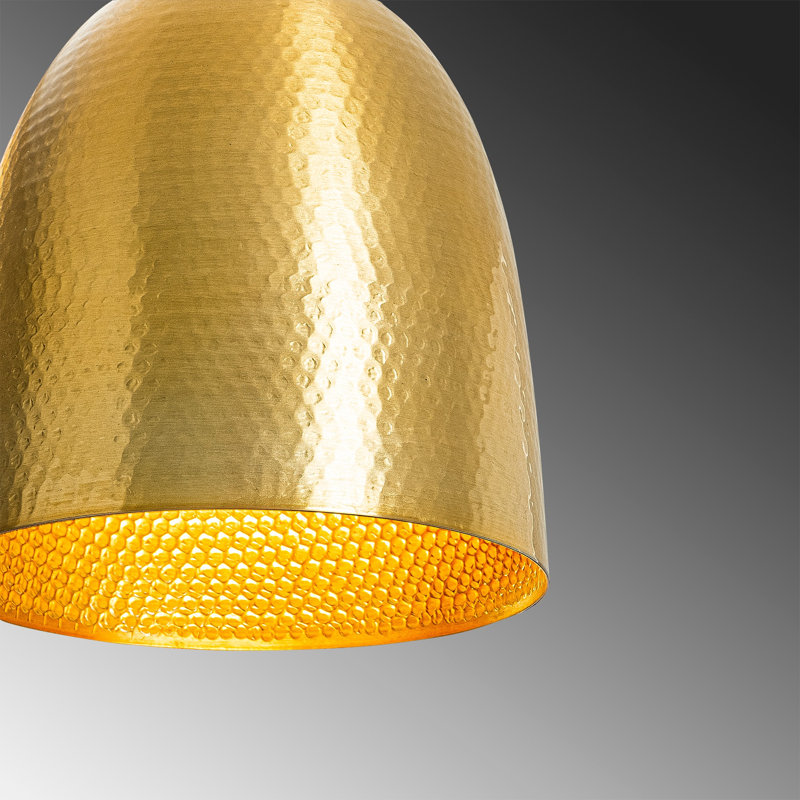 Luminaire suspendu en forme de dôme à 1 lumière DeGrailly