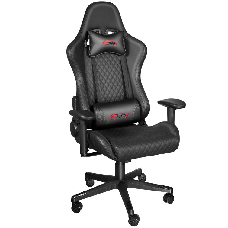 Dvenger Reclining Leather Swiveling PC & Racing Game Chair | Wayfair