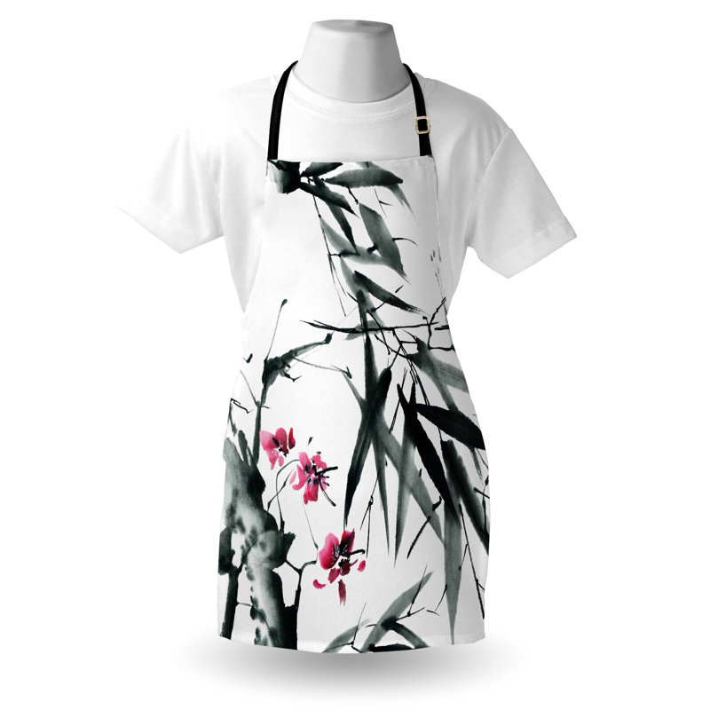 No Pattern Bib Apron