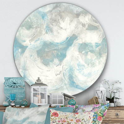 " Pale Blue Shade IV " Painting Print