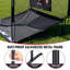 Cage de frappe de golf de 3 m x 2,4 m x 1,8 m avec filet à 5 plis, cible à 6 zones et retour de balle pour l'entraînement au swing complet
