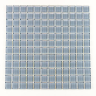 Torch Song 1'' W x 1'' L Glass Tile Mosaic Sheet
