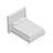 Avala Upholstered Wingback Bed-1144444247-1091991651