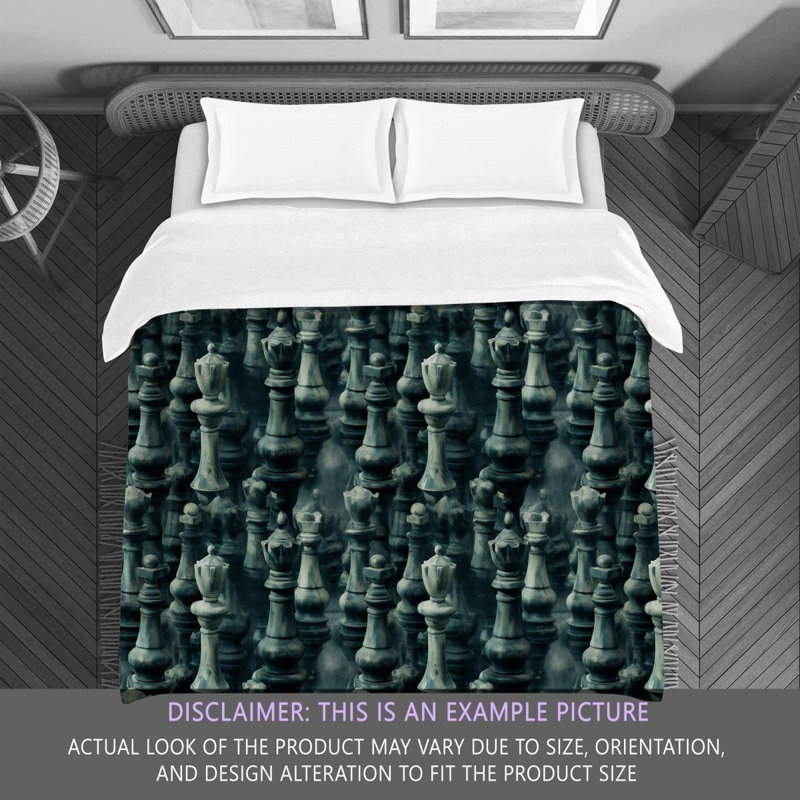 Chess Polyester Comforter, Twin Extra Long Comforter