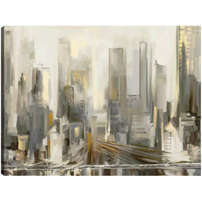 «City Lights» par Studio Arts, reproduction d'art sur toile