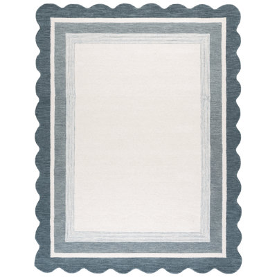 Tapis d'extérieur en laine touffeté à la main Martha Stewart