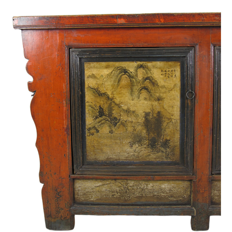 Asian Classic 85'' W Solid Wood Sideboard