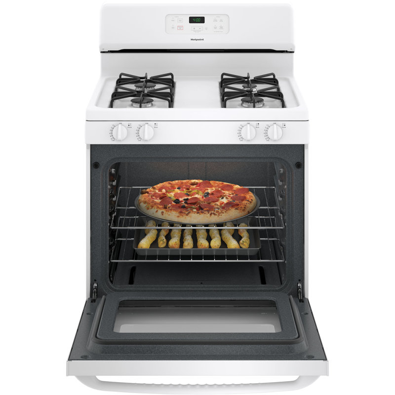 30" 4.8 cu. ft. Freestanding Gas Range, White