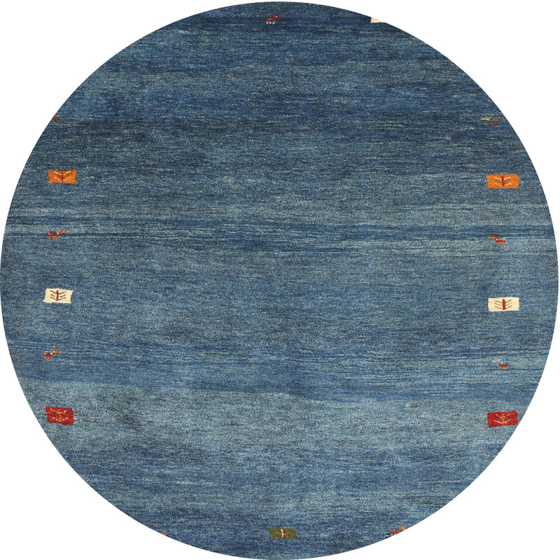 Abstract Indoor Rug, Round 6'