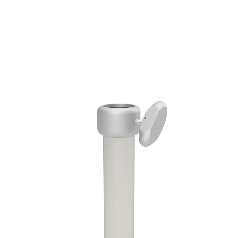 Base de parasol en acier sur roulettes, Silver