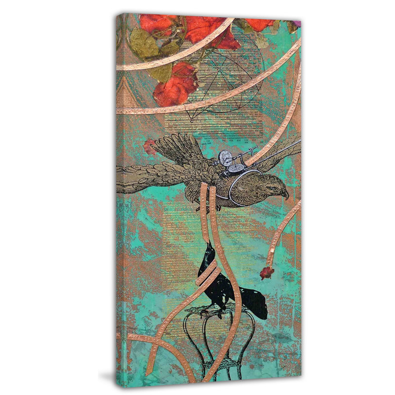 Upsilon by Tracy Silva Barbosa - Wrapped Canvas Painting, 61 cm H x 30 cm W