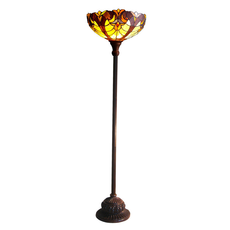 Malloway 70'' Antique Bronze Torchiere Floor Lamp