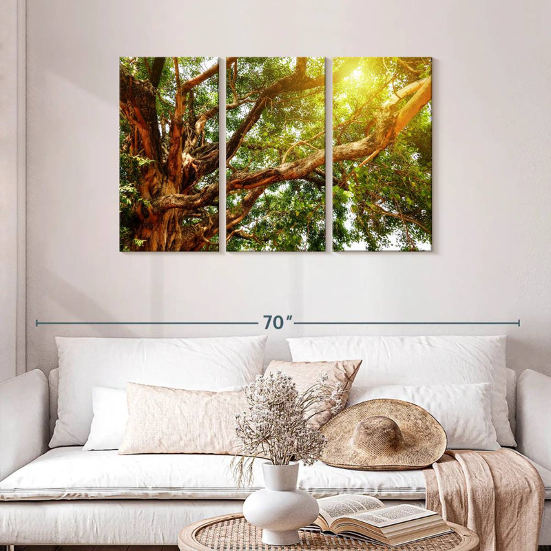 Arbre Bodhi géant Harnek, H 28 po x l 45 po