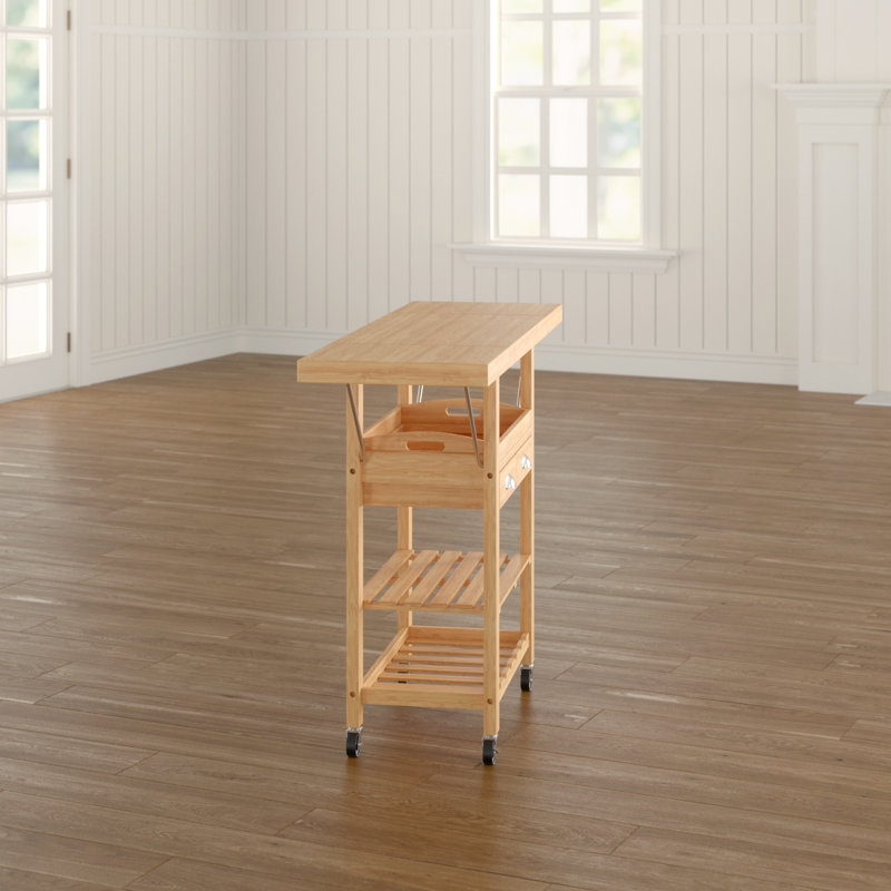Kellswater Solid Wood Kitchen Cart